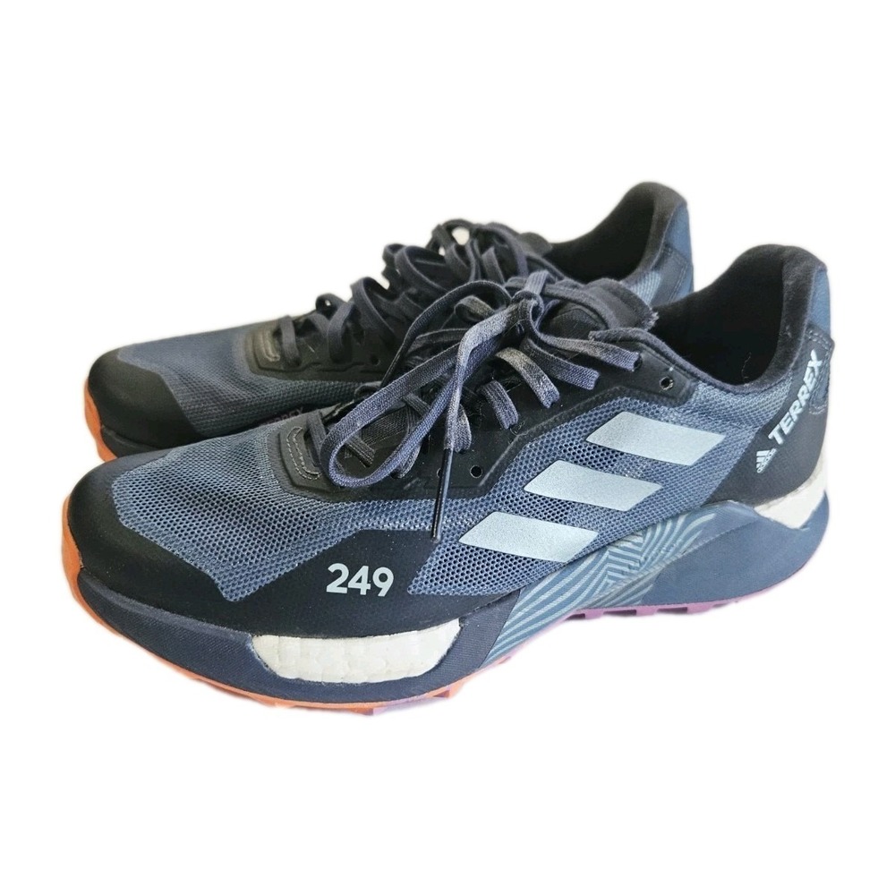 Adidas Terrex Agravic Ultra Trail Running Low Gray Women size 6